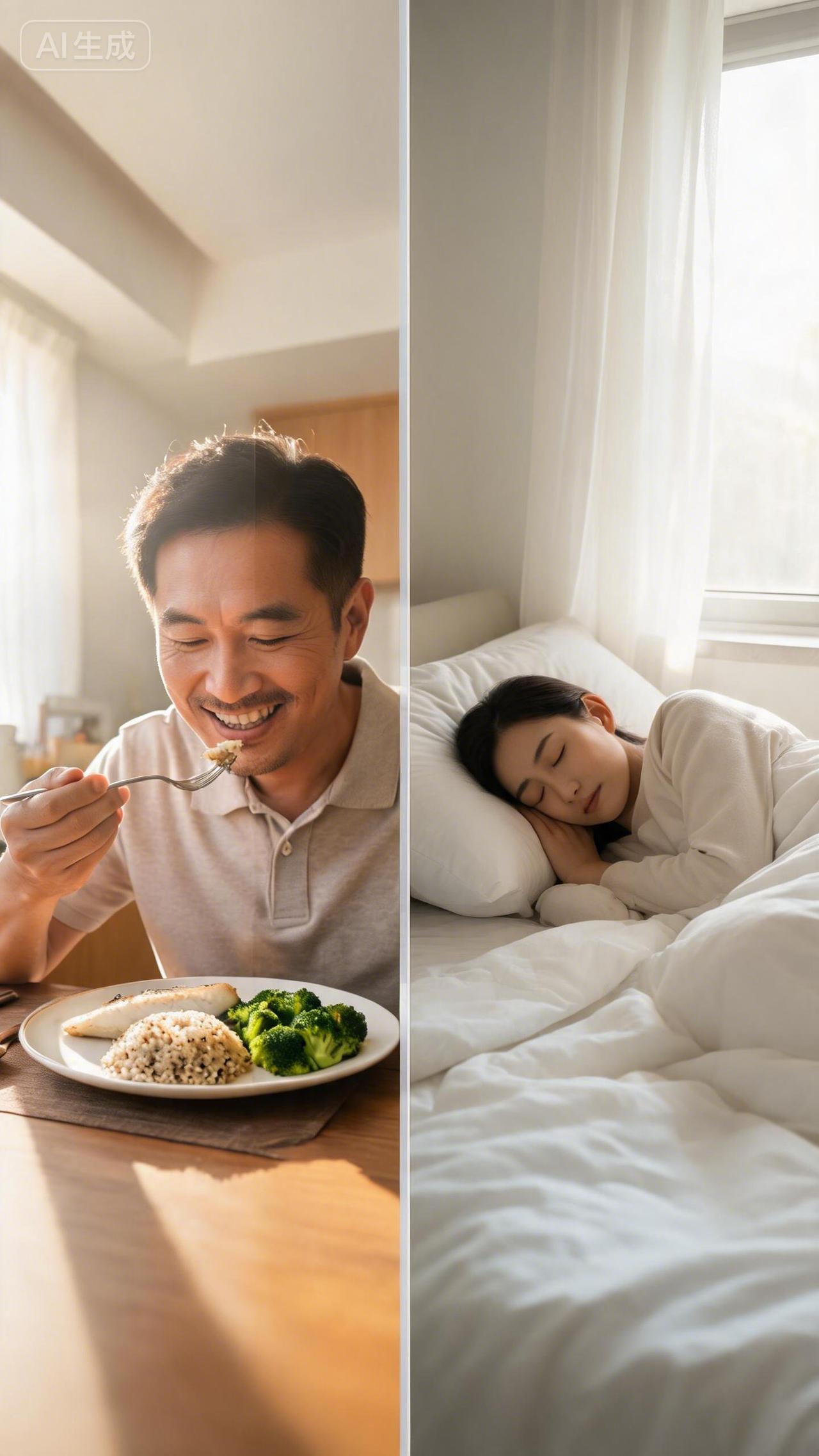 男女养生真不一样！男靠吃、女靠睡，老祖宗传下的口诀，收藏好你发现没？同样熬夜