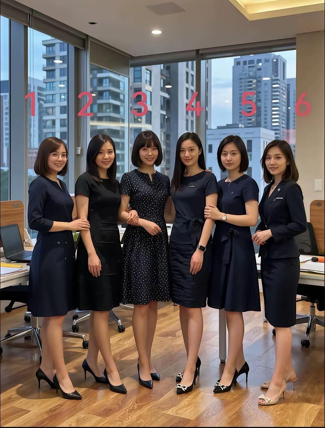 6号最美，不接受反驳。独特的韵味一眼抓人，气质浑然天成。不管是体态还是氛围