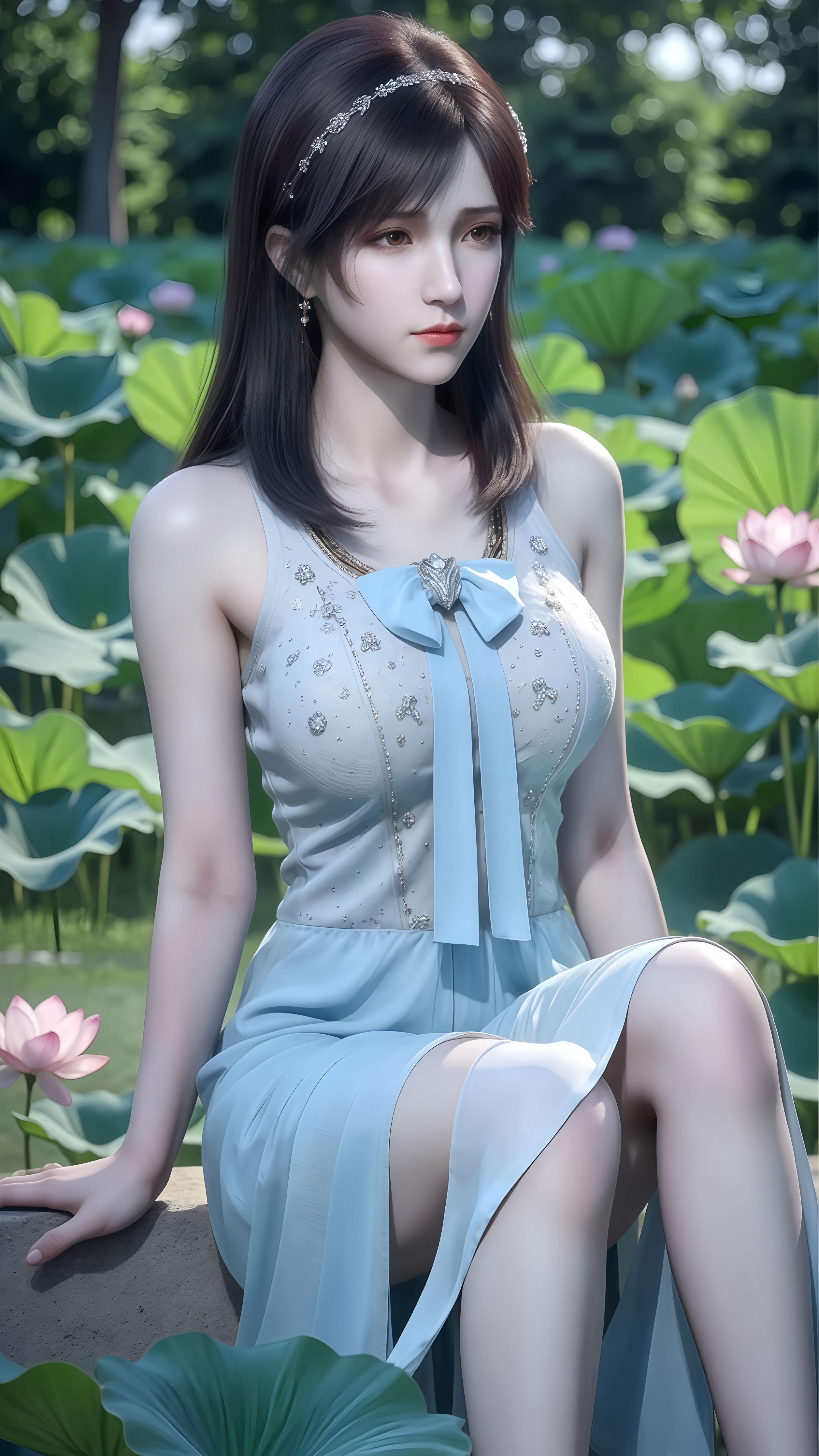 《吞噬星空》国漫女神AI壁纸：徐欣越看越可爱，楚楚动人的美人坯子！