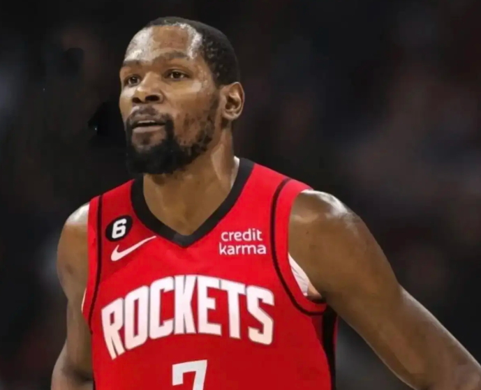 NBA常规赛火箭VS雷霆，不找别的原因，杜兰特全锅！命中率极其低下，火箭目前这种