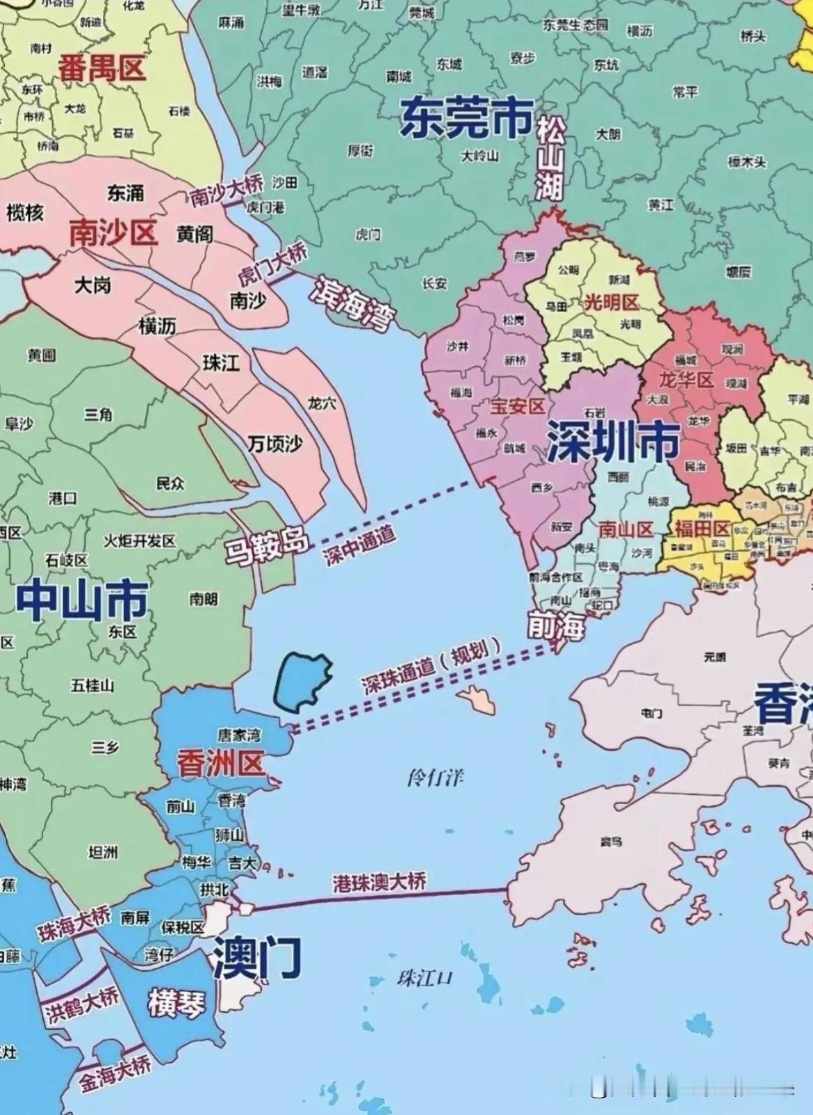 珠江口"东富西穷"是风水注定？深中通道通车后，西岸能逆天改命吗？"宁要东岸一