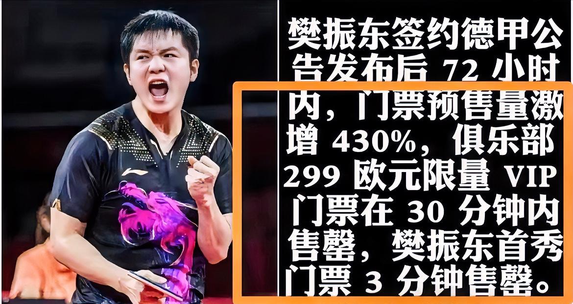 终于满足了大家的好奇心！原来樊振东在国外同样很受欢迎，个人认为挺好的，国内打