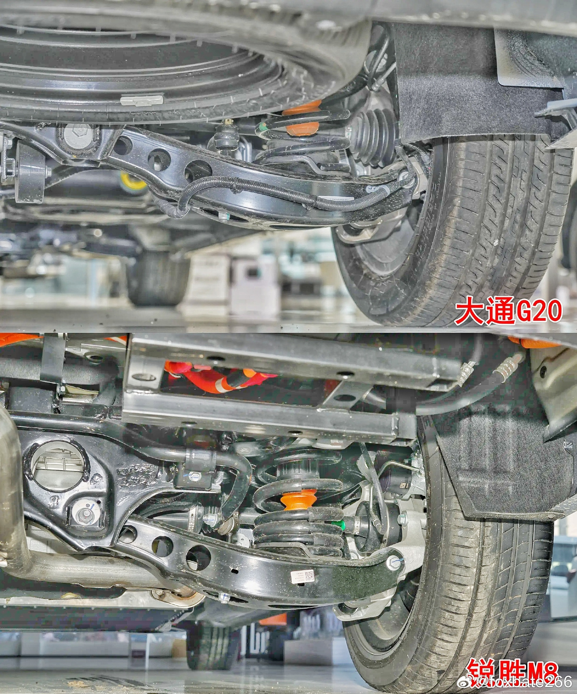 两个著名的国产controlblade后驱车。。。大通G20和锐胜M8。。