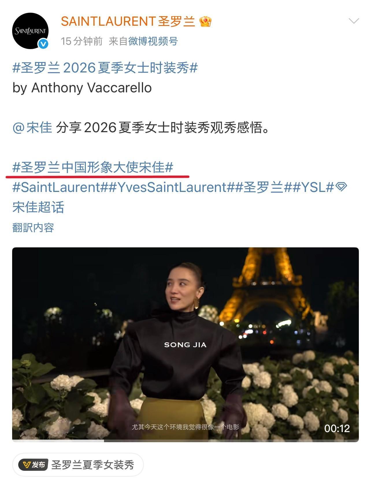 笑死，YSL不是挺会打标签的么？为什么不给打全球代言人标签呢？因为她不是啊~~