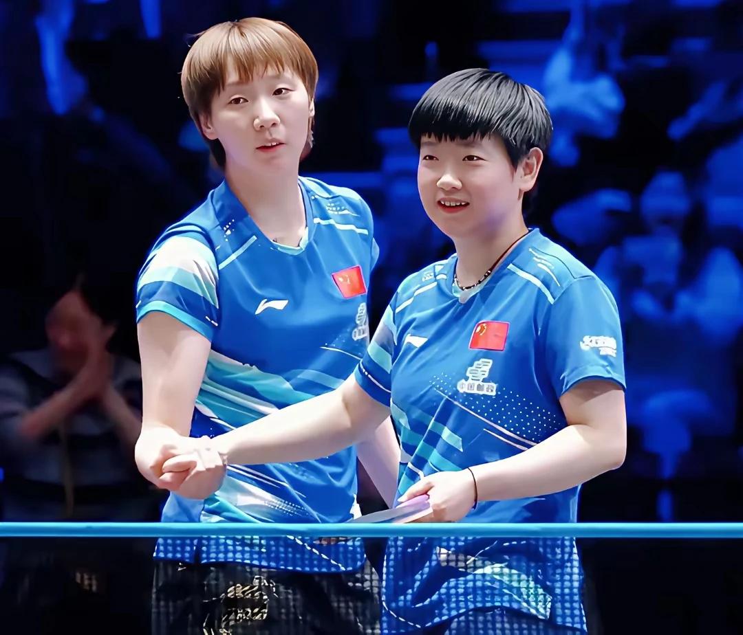 这样写文章稿件容易偏离方向，孙颖莎与王曼昱都有外协对手，孙颖莎对对付高达，温特好