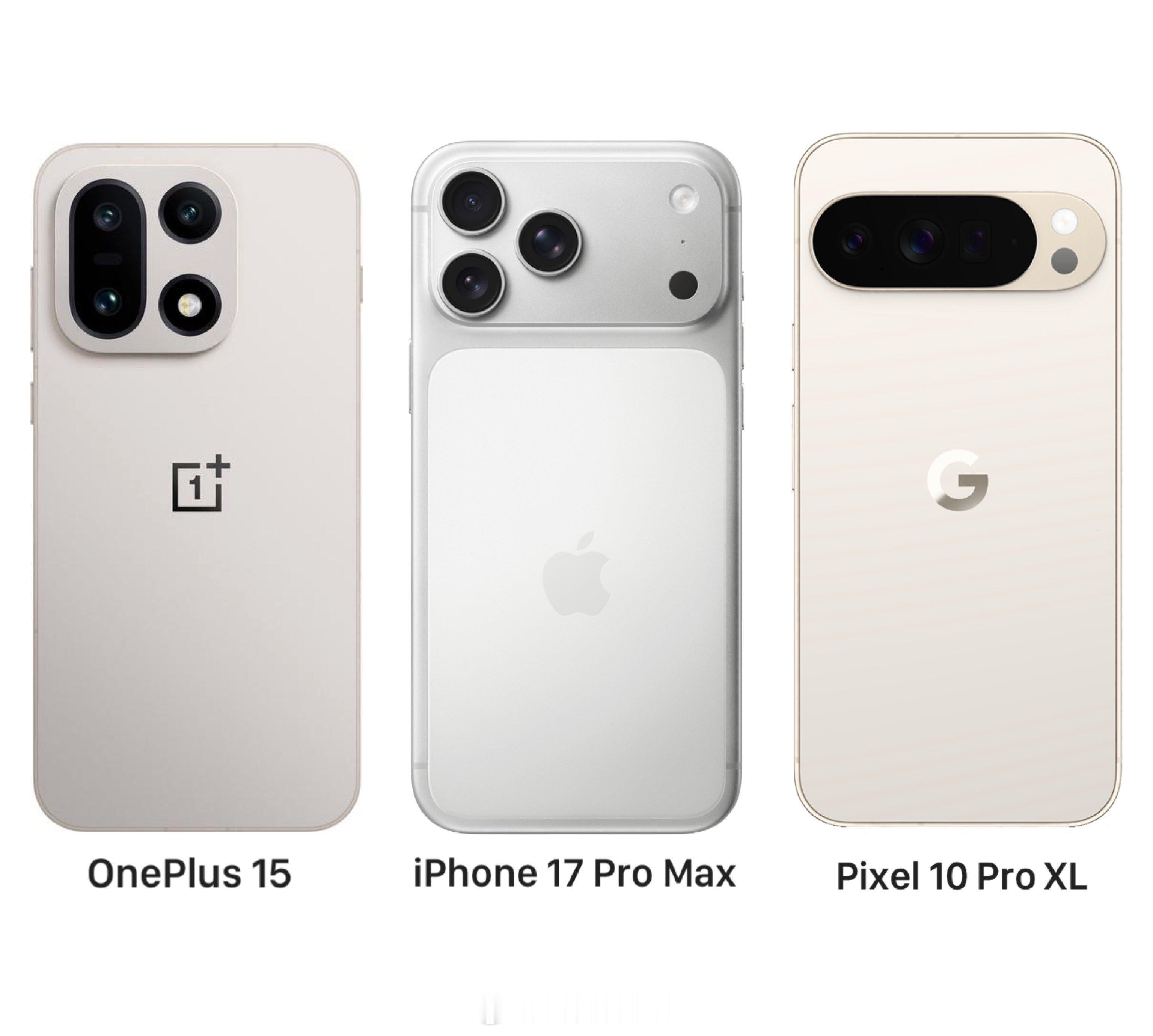 单说第一眼看的感觉，这三款摄像头模组里，你觉得哪个看着最顺眼？