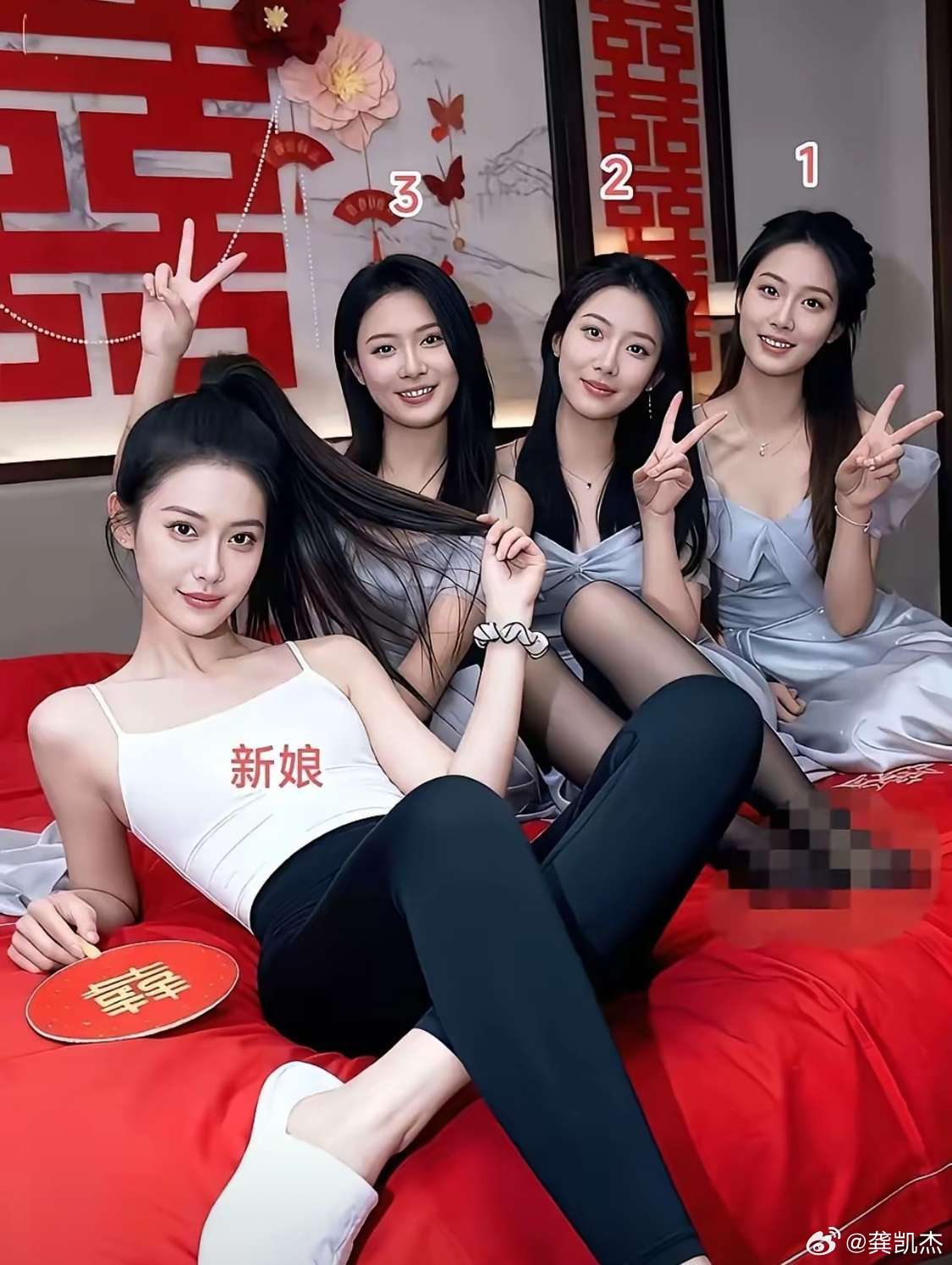 新娘不能选，这三位伴娘你觉得哪位最符合你的审美？