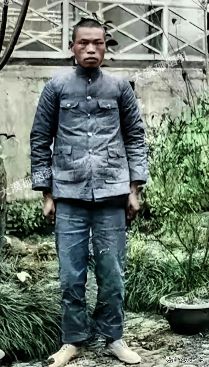 这是红军红一师师长侯中英被俘后的遗照，他是遭遇残害最惨烈的红军高级将领。19