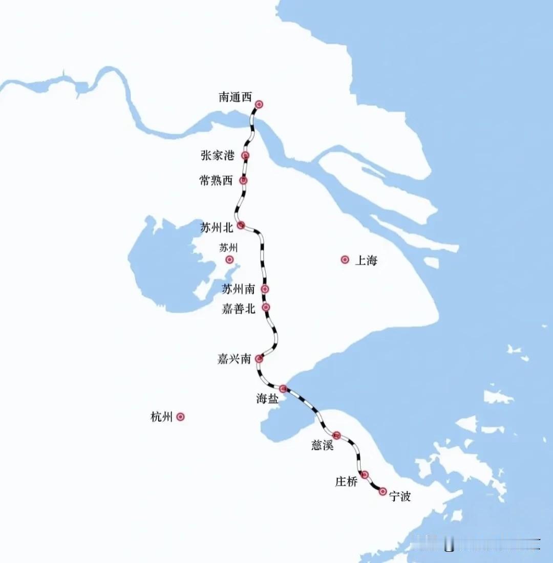 这条线终于要开了，绕开了杭州，绕开了上海，杭州北上不用绕上海宁波去上
