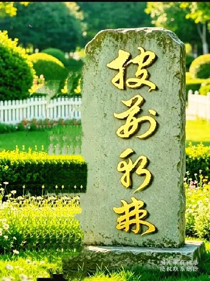 公园石头上四个金字难倒众人，你能一眼认出写的啥吗？逛公园偶遇这块景观石，上面