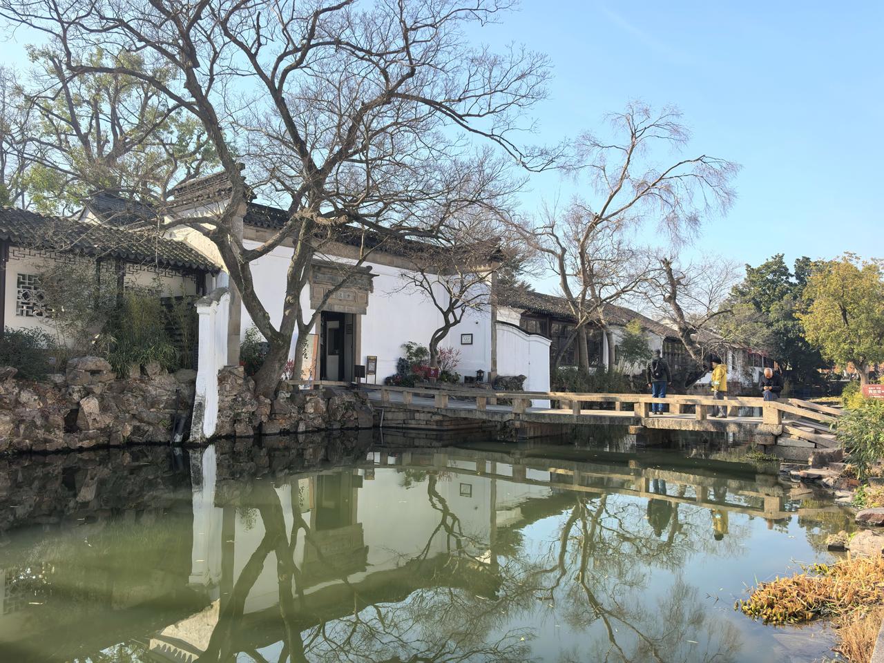 随手拍冬日里的沧浪亭。冬游苏州园林旅游分享记录我们身边美景