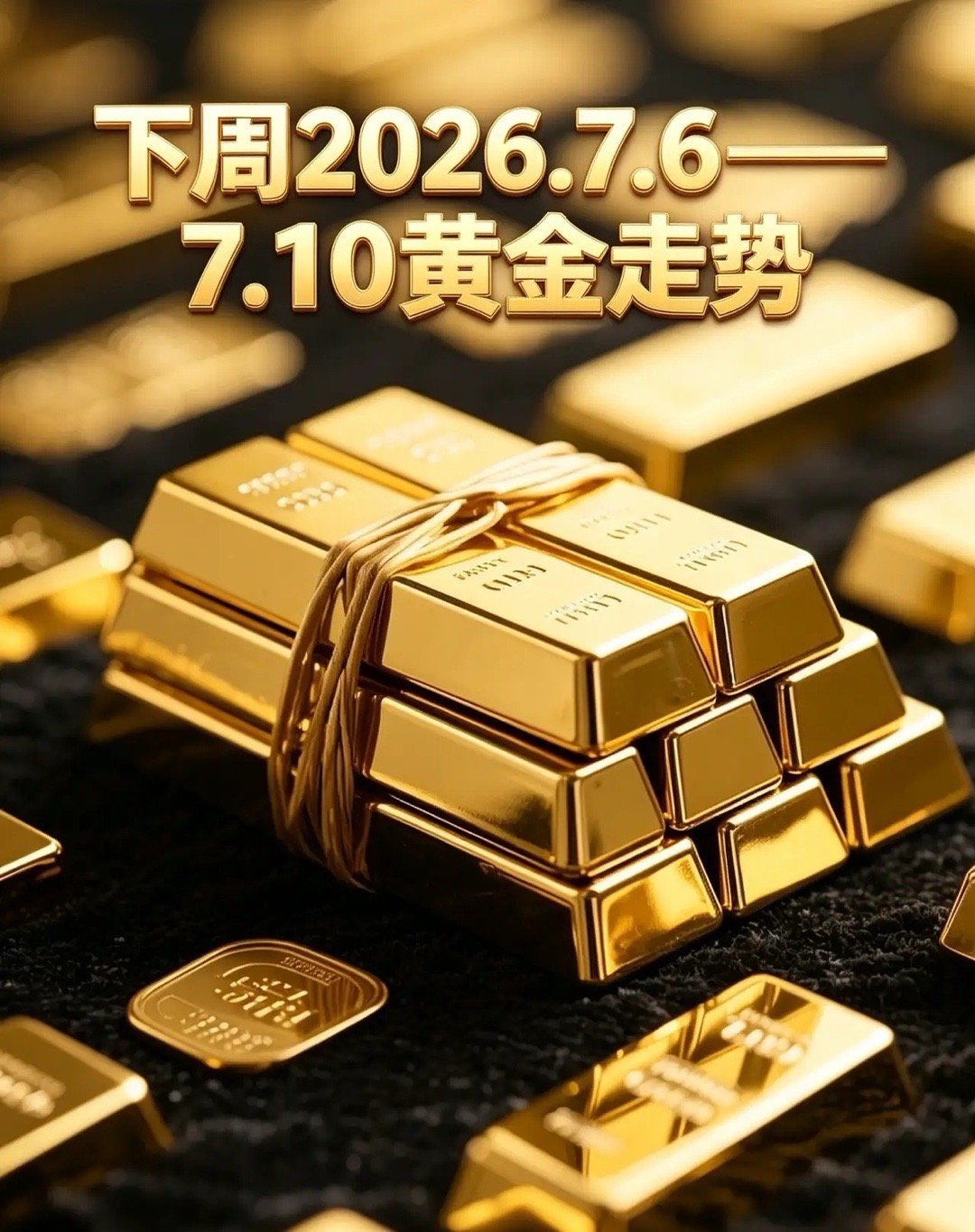 2026.7.6-7.10下周黄金走势预判（吻合度看本周四帖）风险提示：仅个人