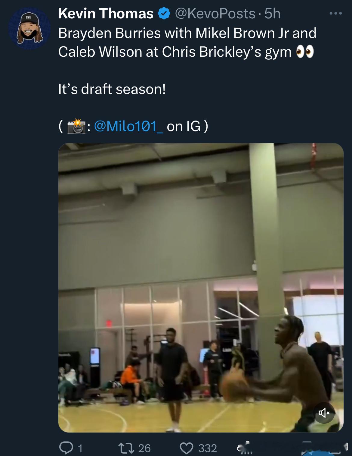 小绿屋高顺位的几个新秀，开始在NY的ChrisBrickley’sgym训