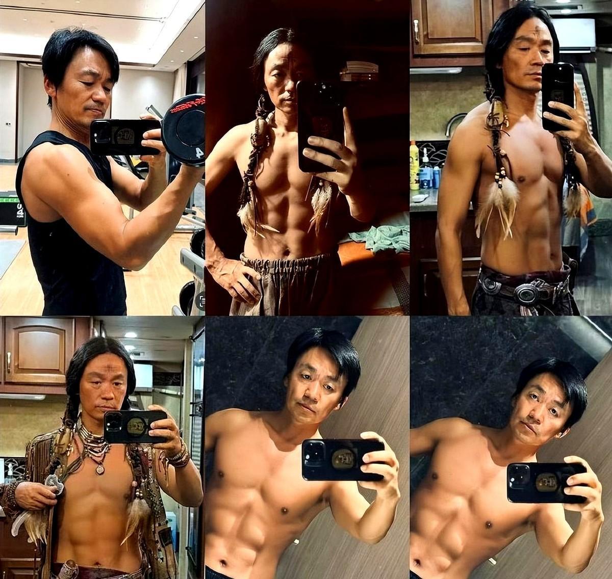 王宝强的腹肌，可把我们给骗了好多年。大家印象里他还是那个朴实的“傻根”，结果