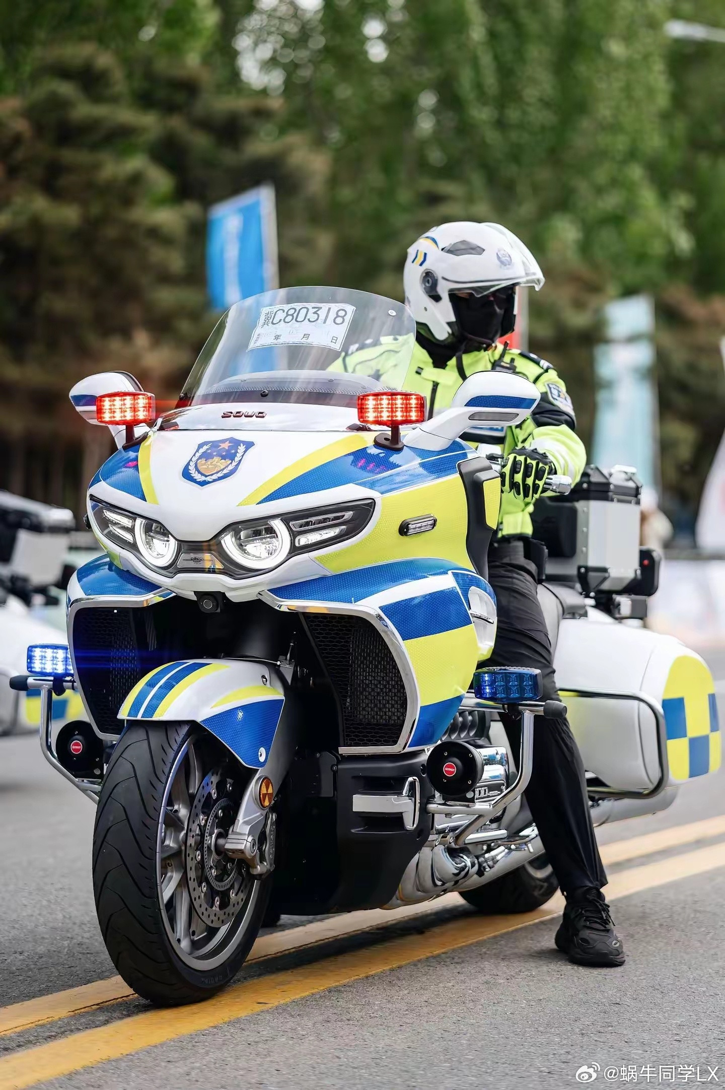 长城灵魂摩托车警用版来了。​​​
