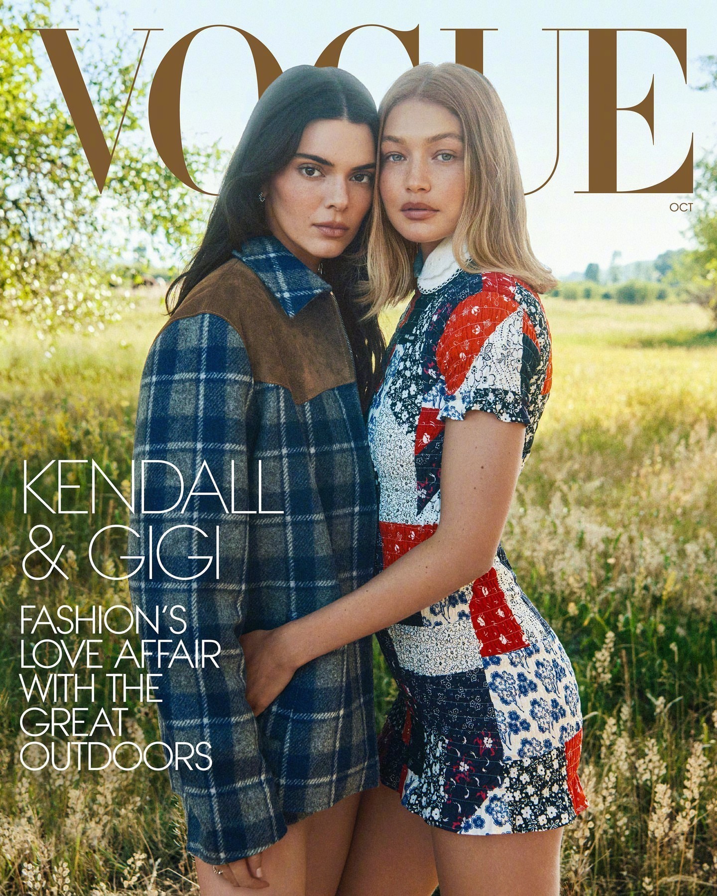 模特KendallJenner、GigiHadid登上美版《VOGUE》20