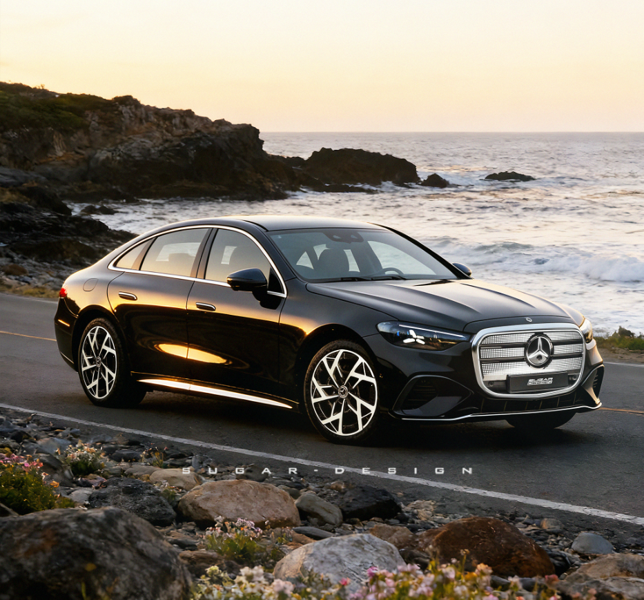 奔驰纯电C级4月首发，采用800VMB.EA架构，甩掉油改电标签。溜背设计