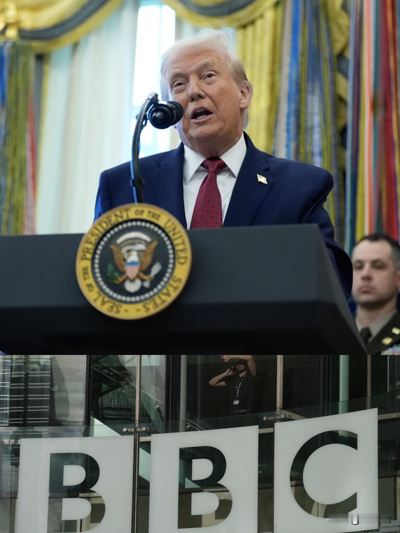 特朗普起诉BBC(英国广播公司)索赔100亿美元，指控BBC编辑总统1月6日的演