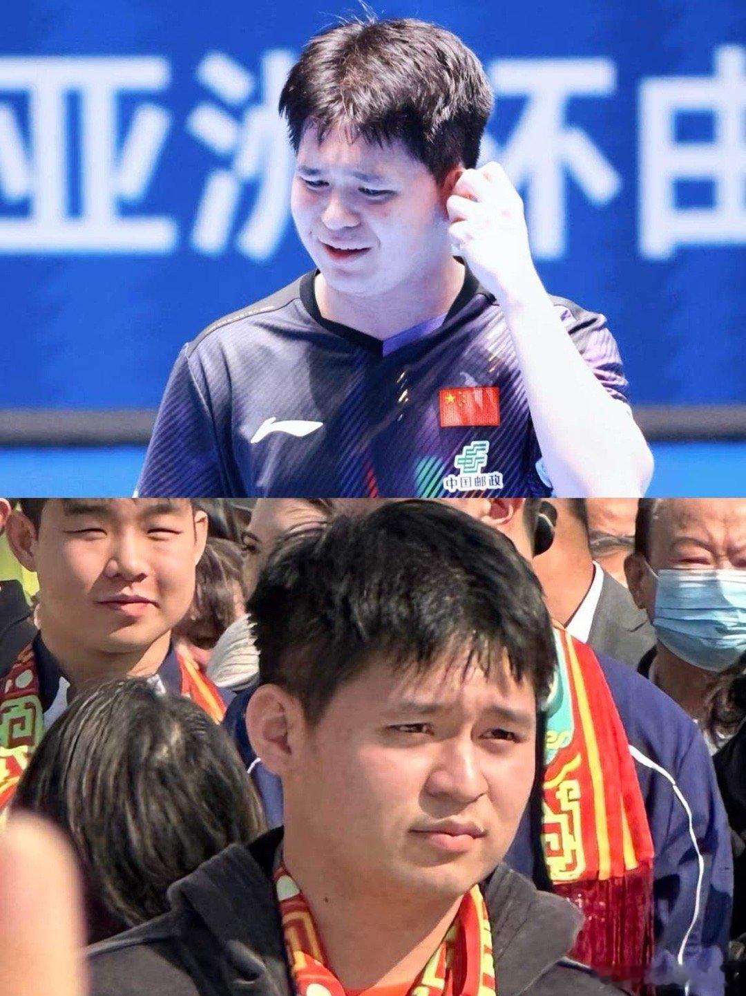 我能接受林诗栋输了，也能接受他领先被逆转，但我真的接受不了，就是他连最拿手的相持