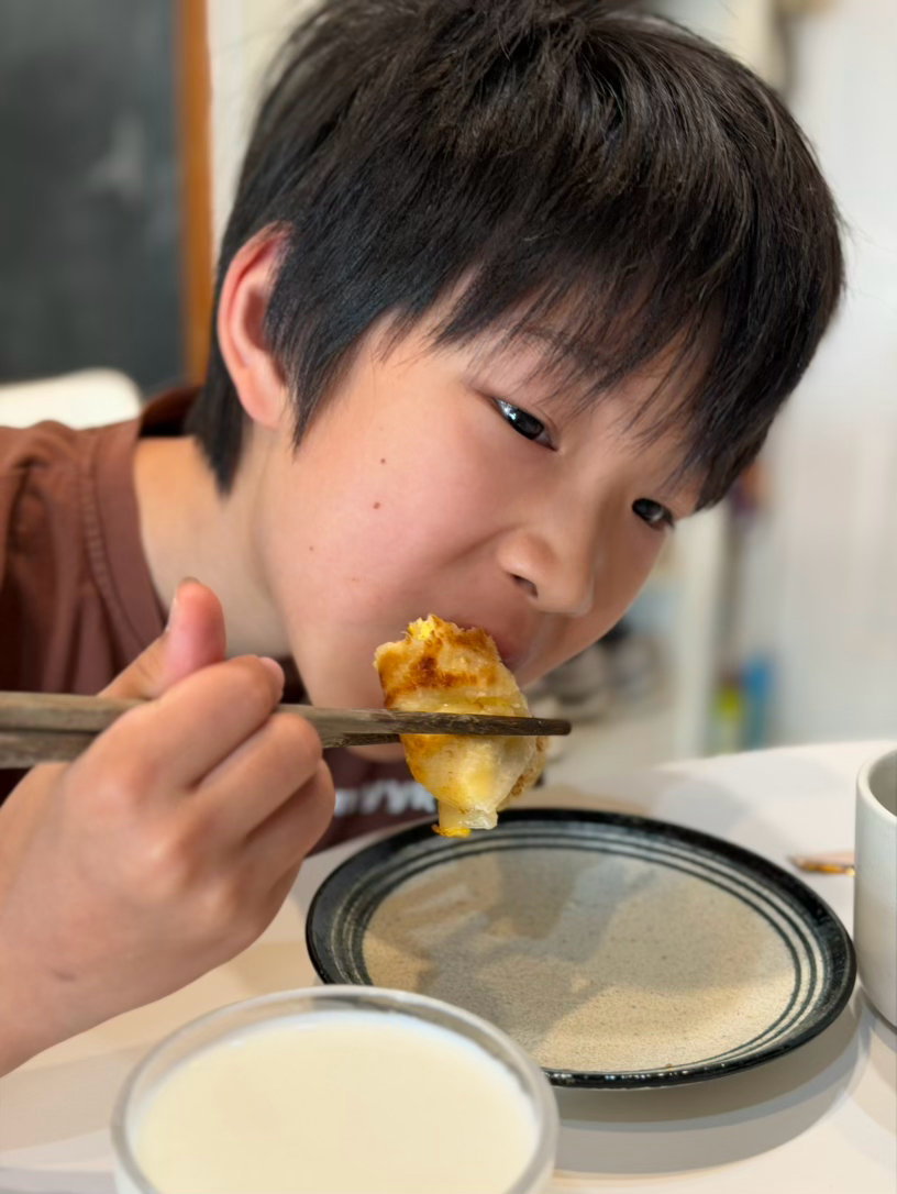 小添最近迷之喜爱鸡蛋灌饼