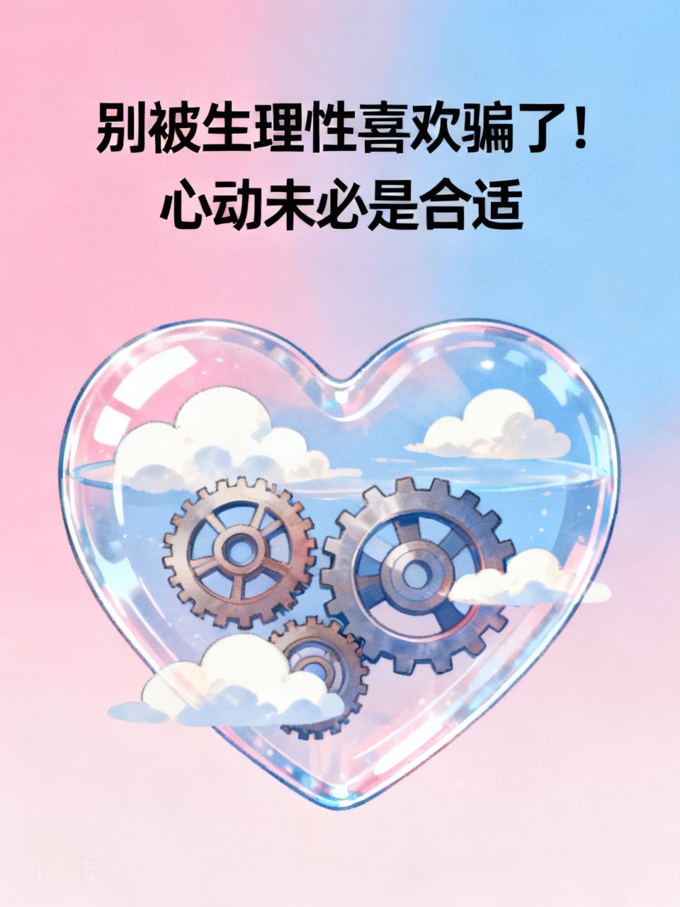 别被生理性喜欢骗了！心动未必是合适很多人误以为，第一眼的心动就是真爱，可你