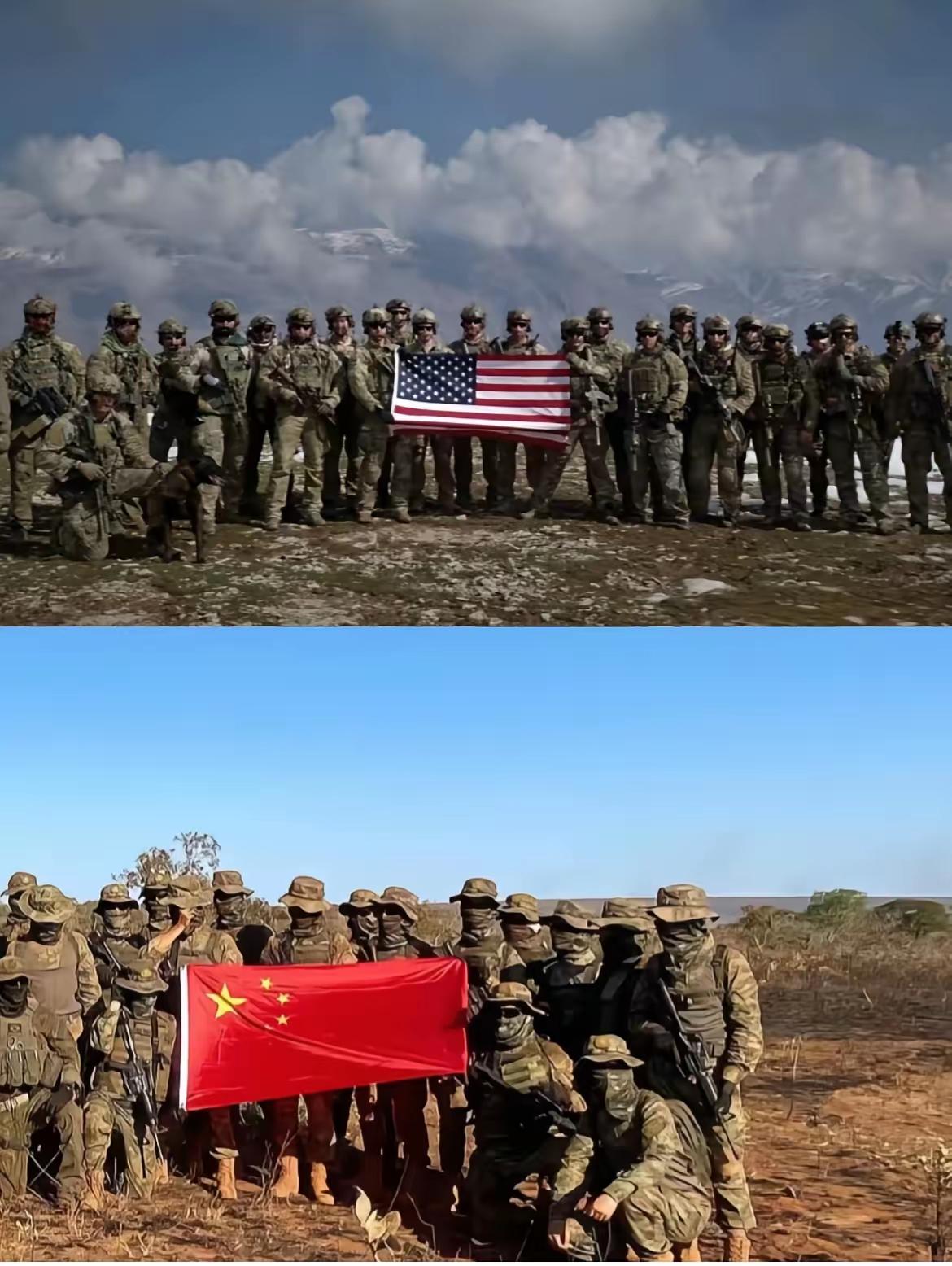 中美特种部队。三角洲小队三角洲特种兵三角洲特种部队VS蛟龙突击队，谁更胜一