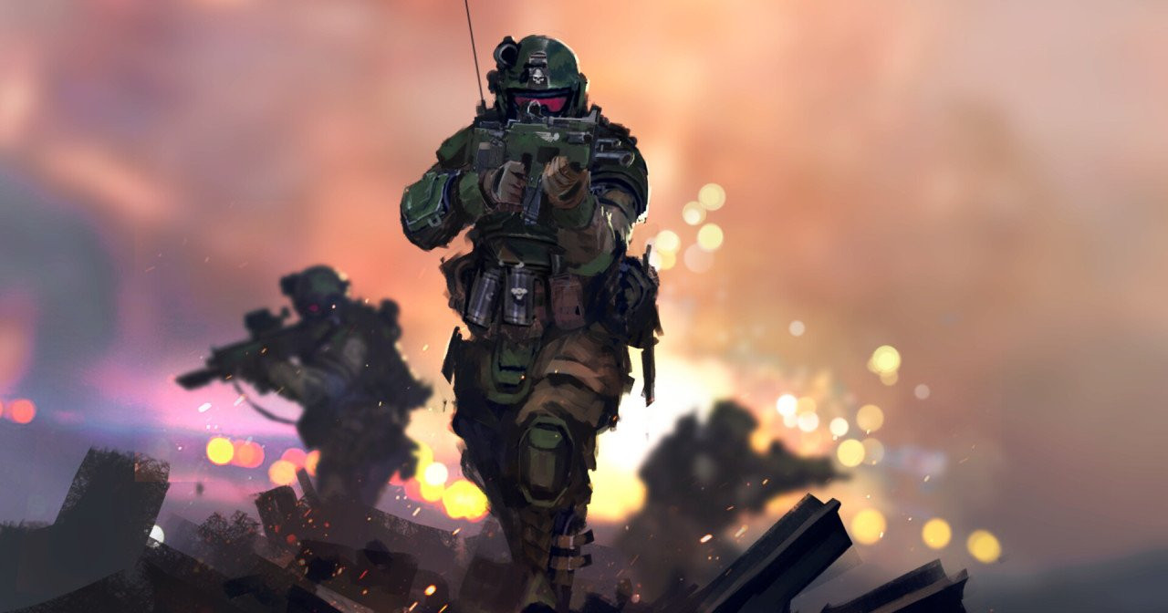 这战锤怎么一股战地味儿ArtbyEddyGonzálezDávila战