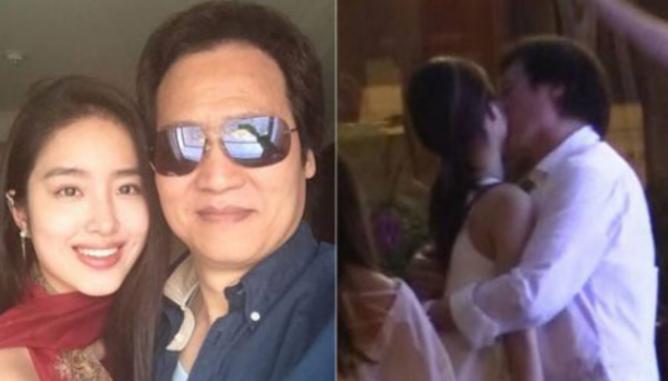 2015年的一天深夜，陈金飞刚下飞机，就找到小30岁的杨采钰，一把搂住她亲吻：“