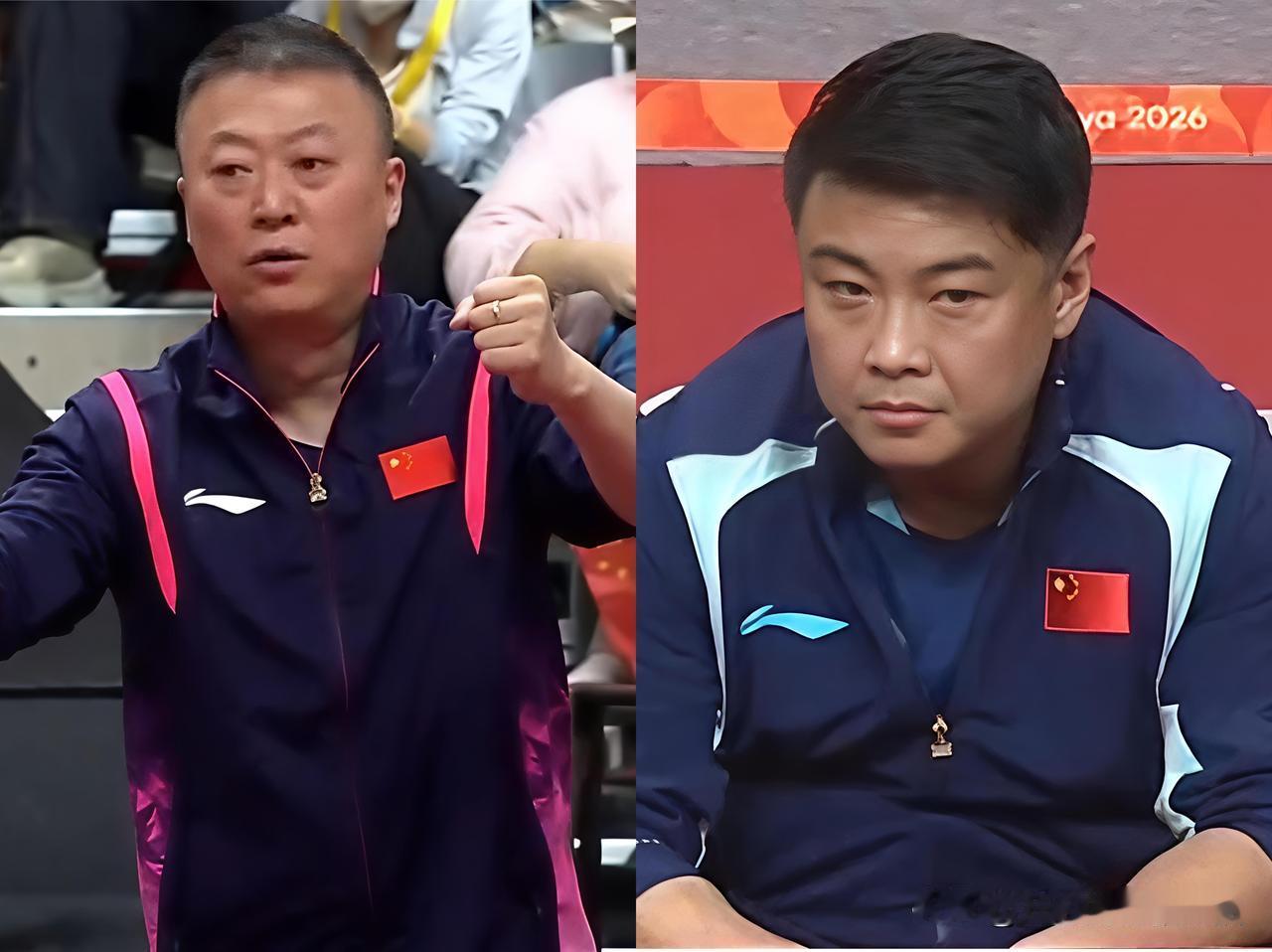 都说马琳命好带女队，其实女队和男队之间只多一个老将。女队打团体是两老带一小，而