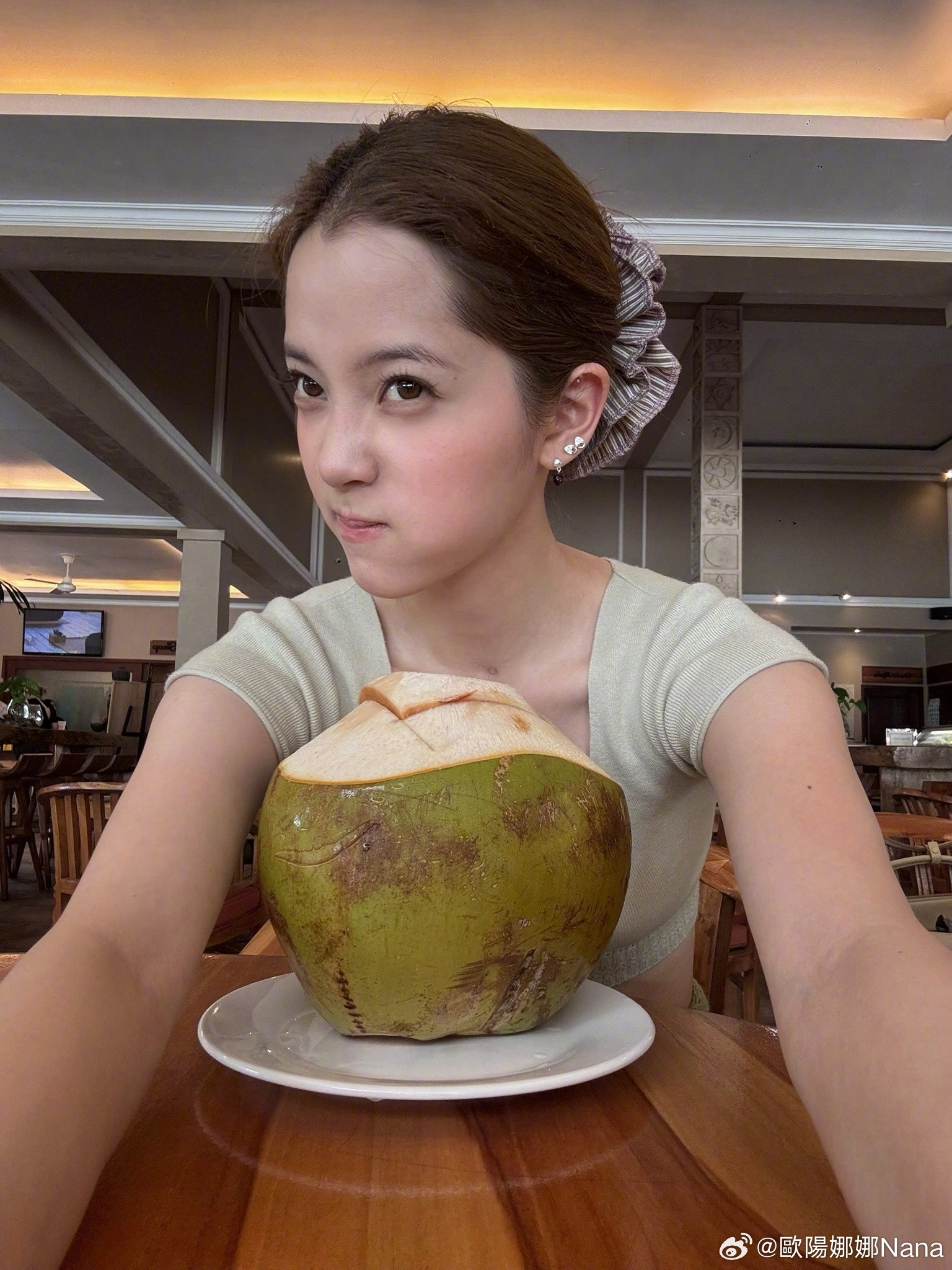 欧阳娜娜的自拍