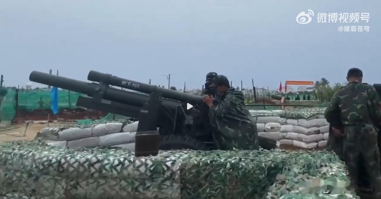 越军在其南海重要前哨李山岛进行海岸防御演习，小马拉大车，营连级单位装备师团级火力