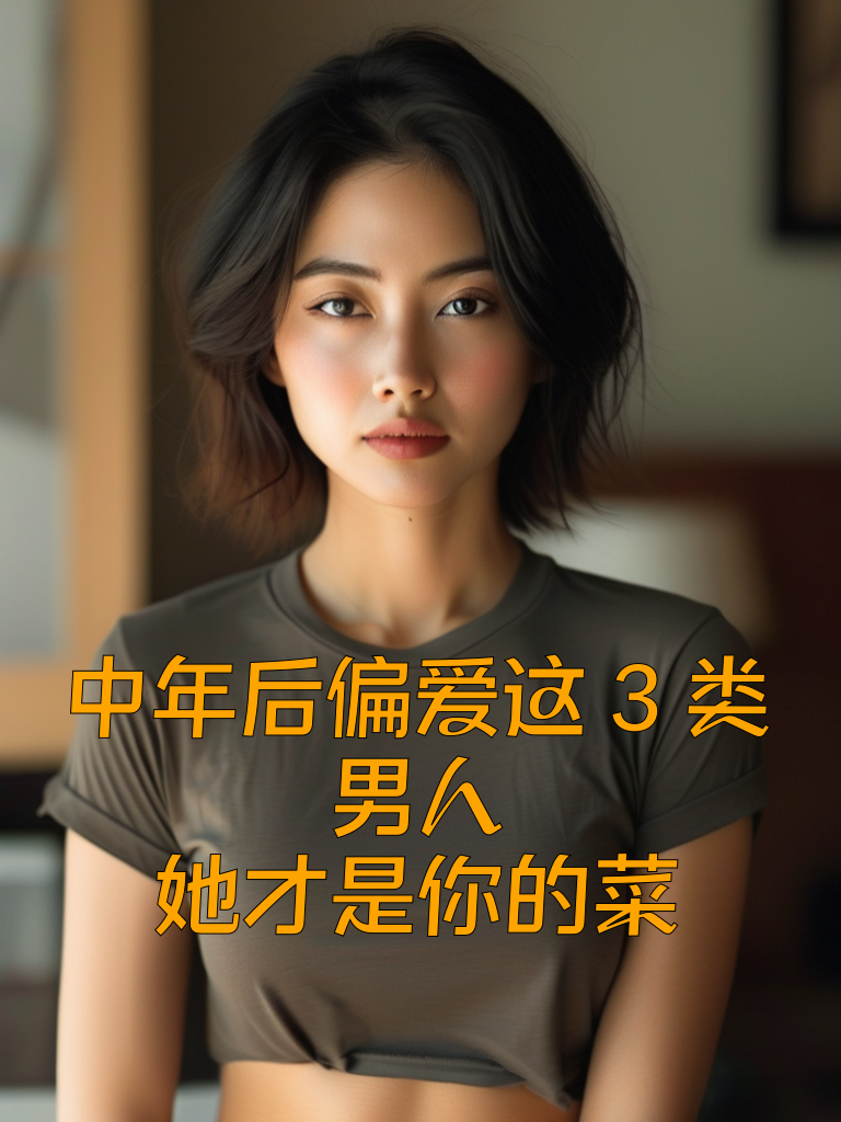 中年后偏爱这3类男人，她才是你的菜
