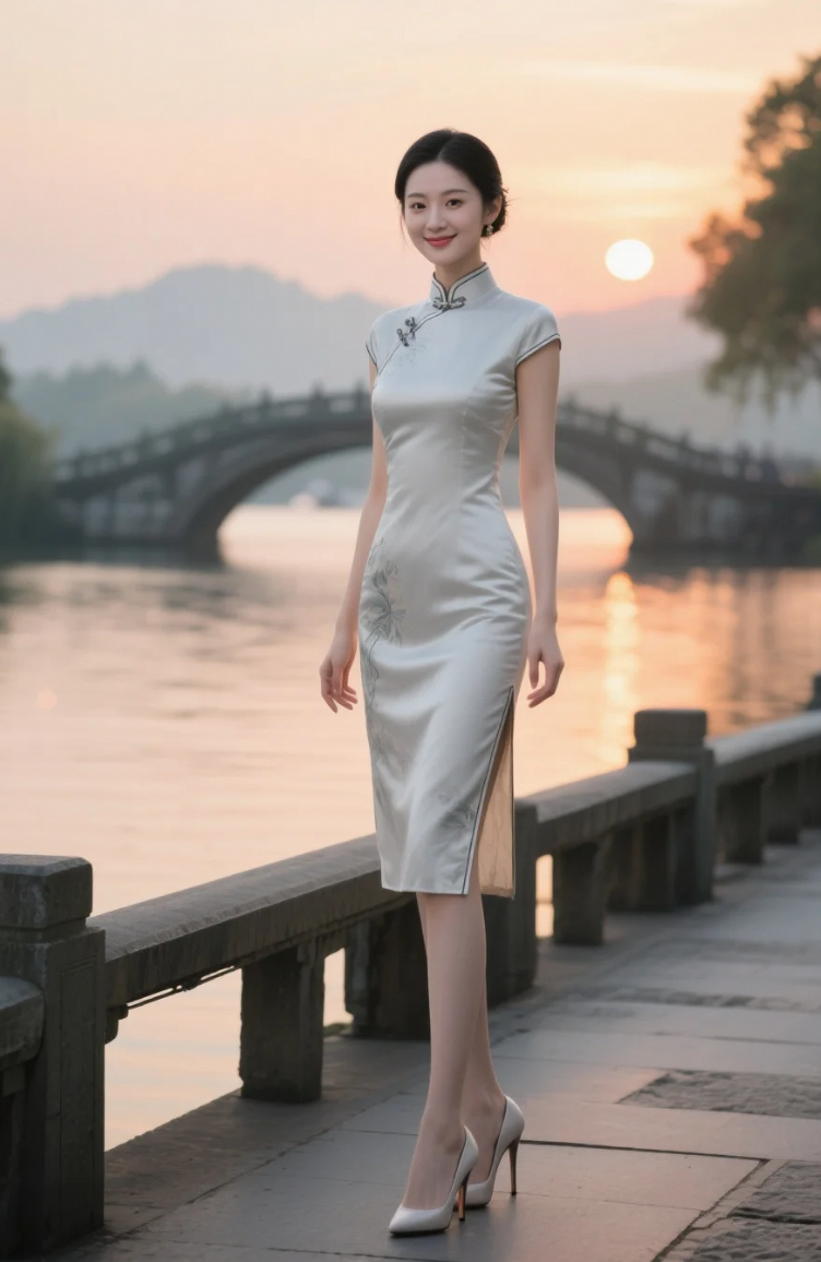 成熟的女人味，是藏在旗袍里、落在晚风中的温柔