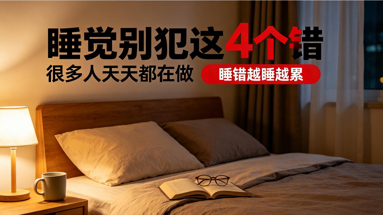睡了半辈子都没睡对？这4个误区很多人天天犯，越睡身体越差人过四十，觉越来越