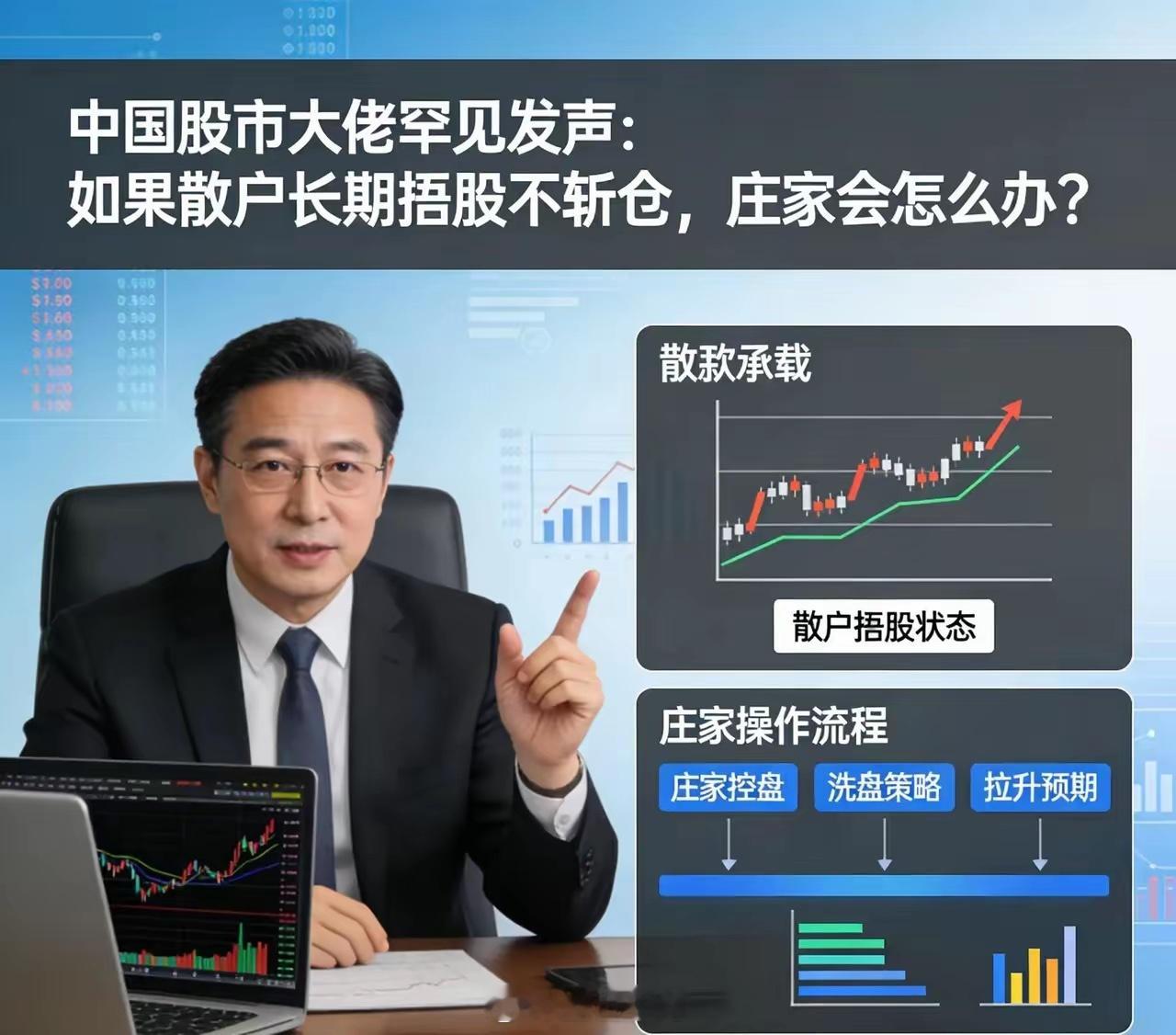 最近A股里，好多散户又中招了：股价一砸就慌忙卖出，结果刚卖完就直线拉起来，完美错