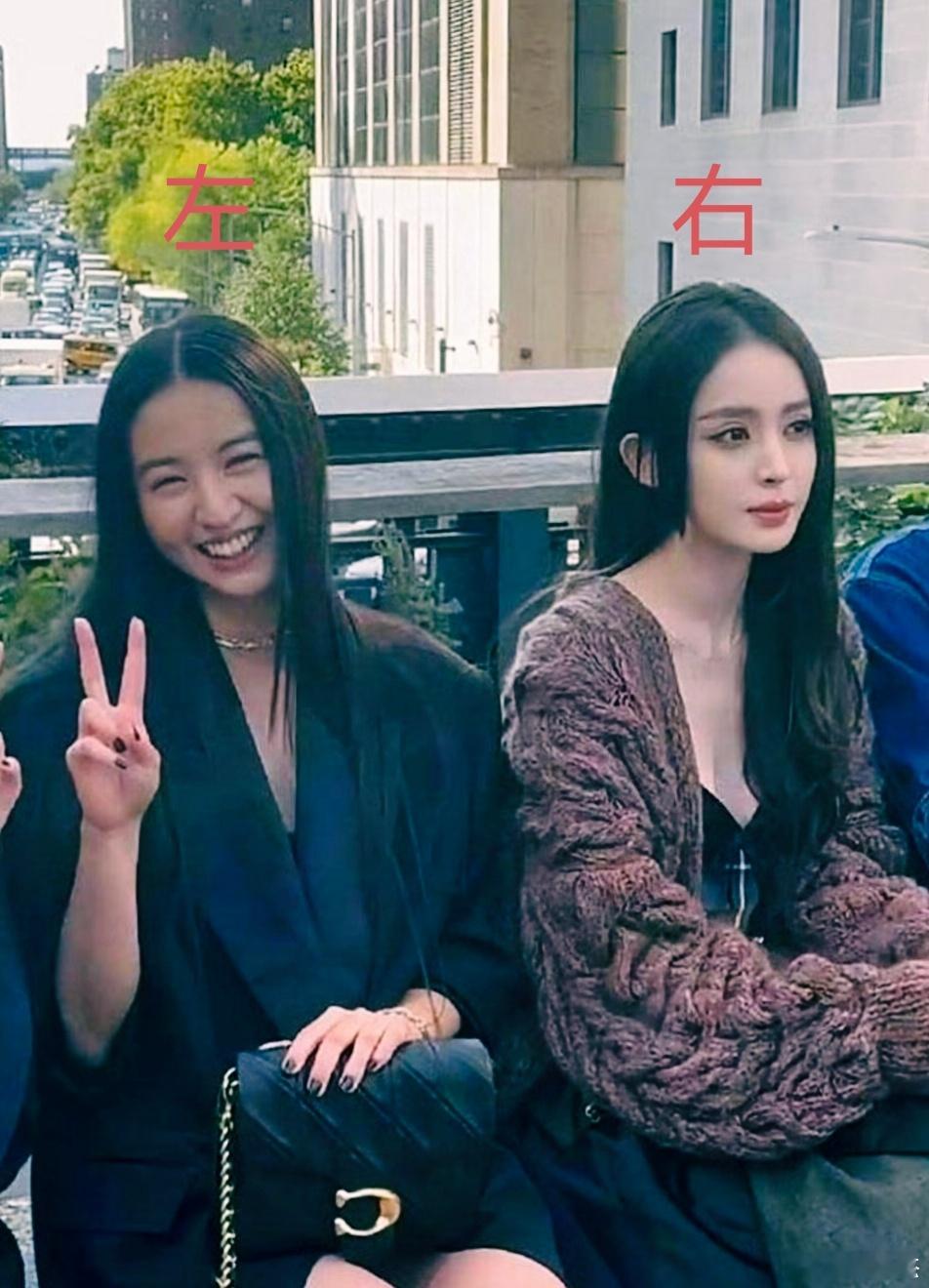 左右是素颜与化妆的区别～～～谁漂亮？