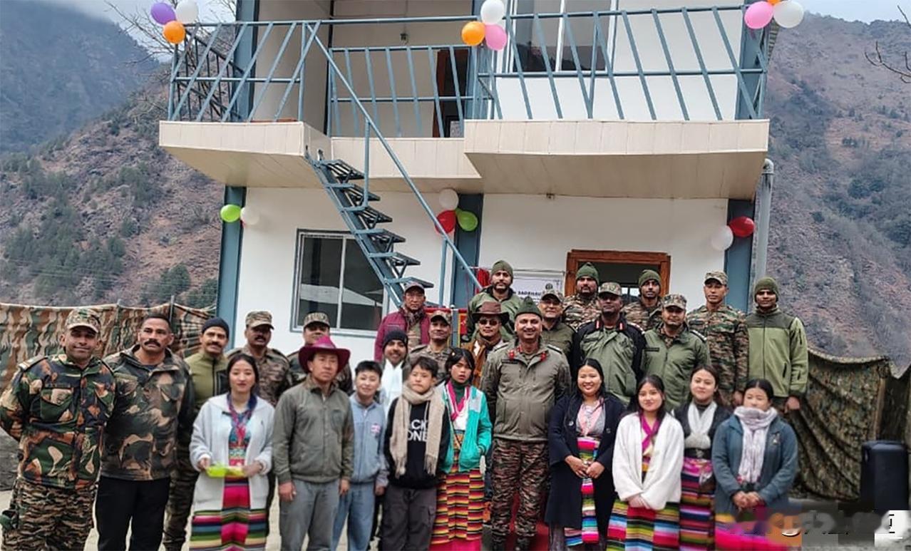 【藏南军情】据当地媒体报道，12月31日印度占领军第3军向塔克