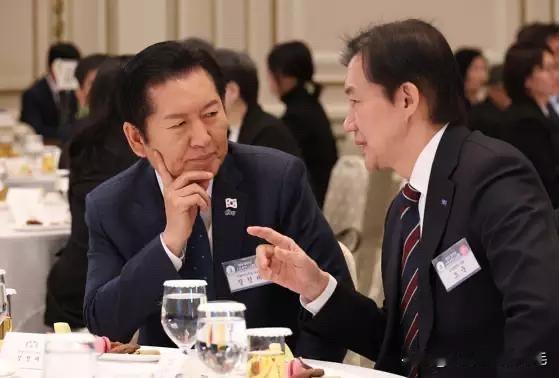 韩国共同民主党党首郑清来推动的与祖国革新党合并对于曹国来说是有利的，两党合并一旦