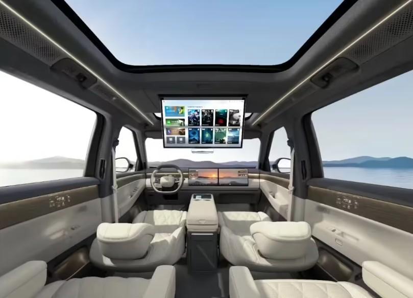 上汽大众ID.ERA9X内饰今天公开了，能看到一些新势力的影子。最实际的亮