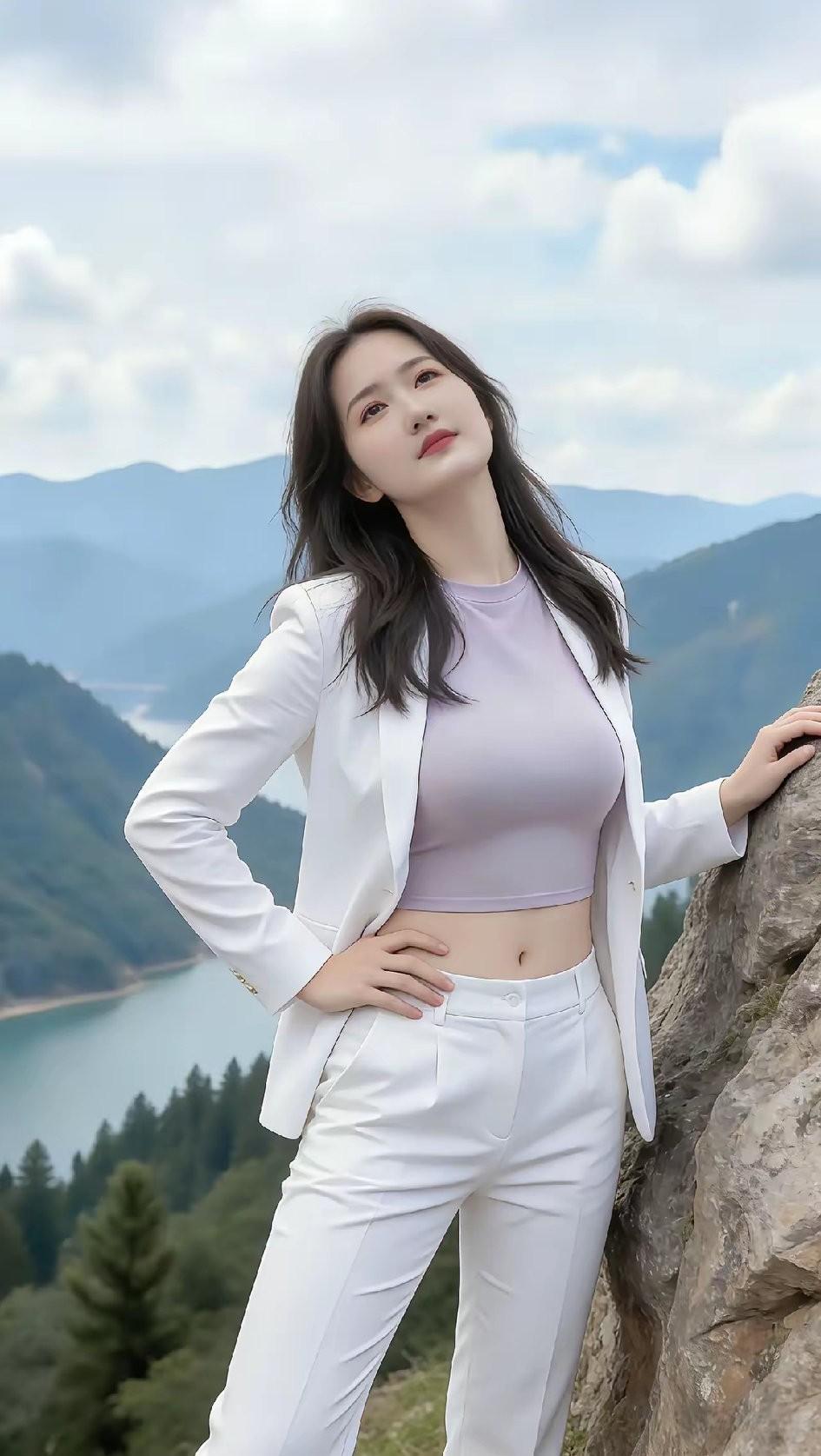 我看到了青山绿水和山峰跌宕，您看到了什么？