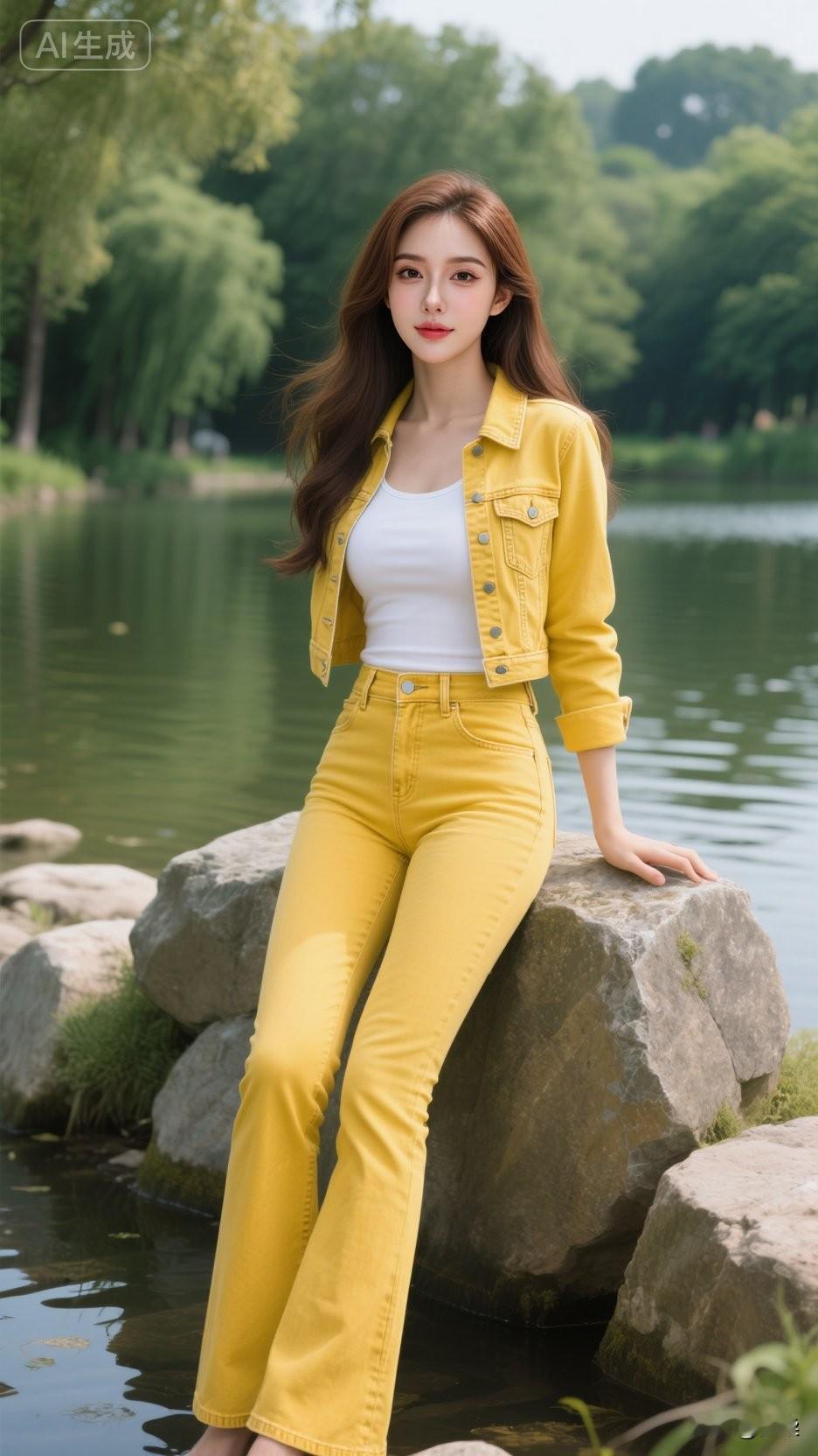 想让穿搭兼具时尚与品味，其实并非难事。就如图中这位女生，巧用基础款也能营造出高级