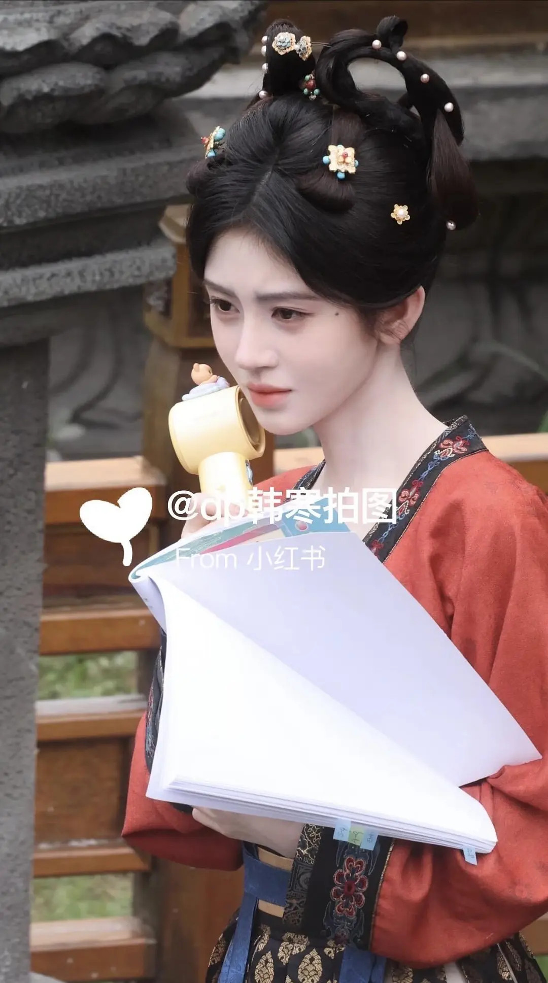 鞠婧祎这真的是古装造型吗？太娇嫩了