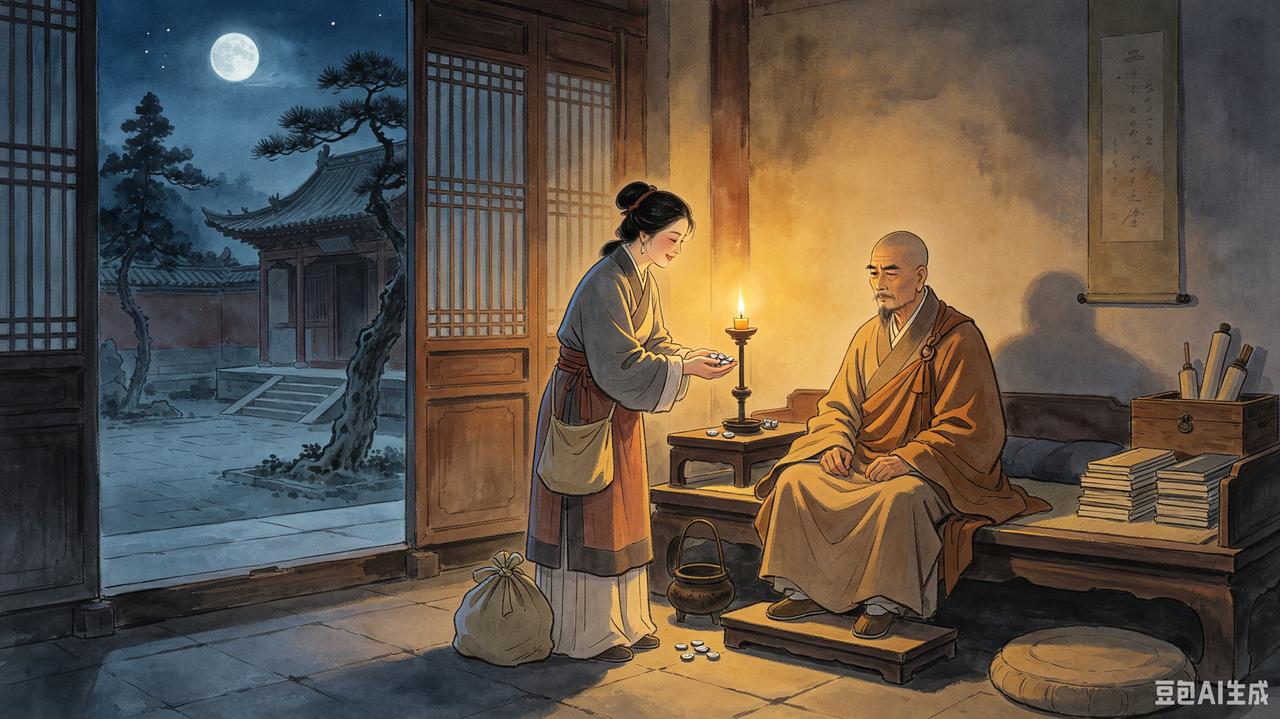 明朝万历年间，禹州洪德寺香火鼎盛，主持方丈是善云和尚。一夜，善云正在禅房打坐