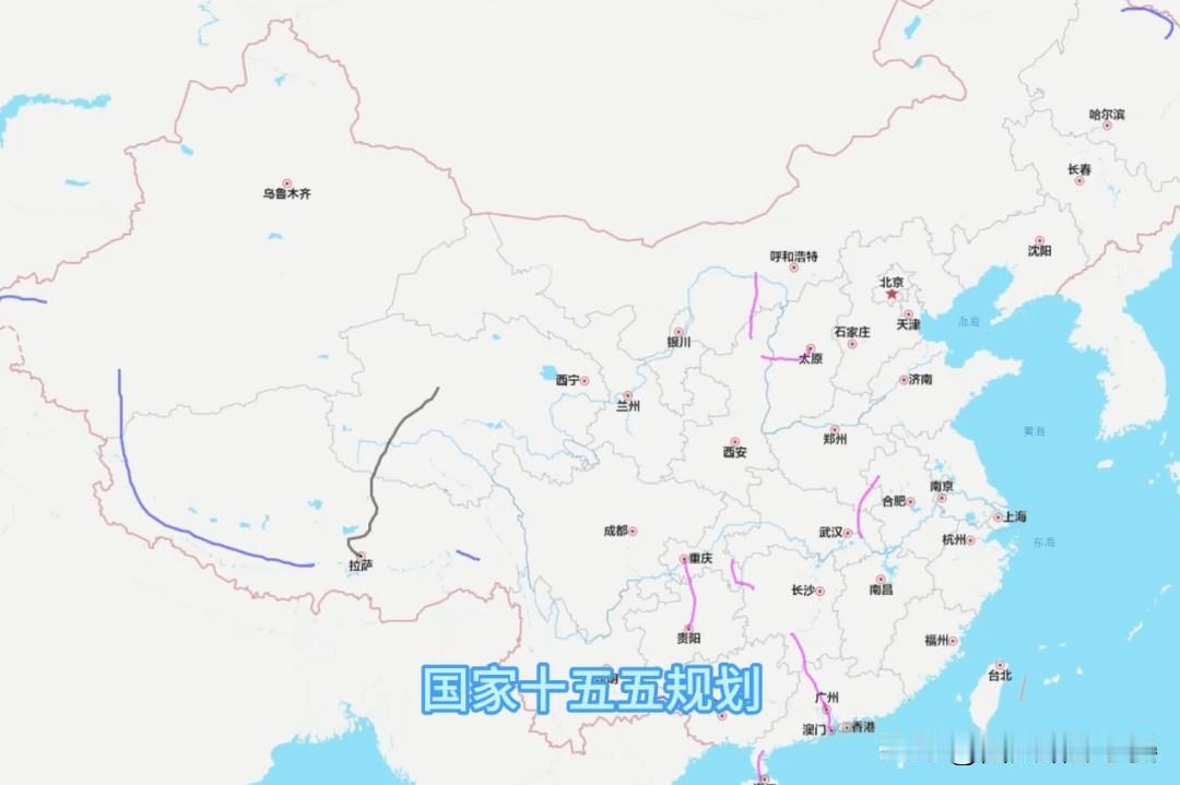 全国高铁城际申报十五五，目前来看预计这10条基本稳了目前全国高铁、城际线路申
