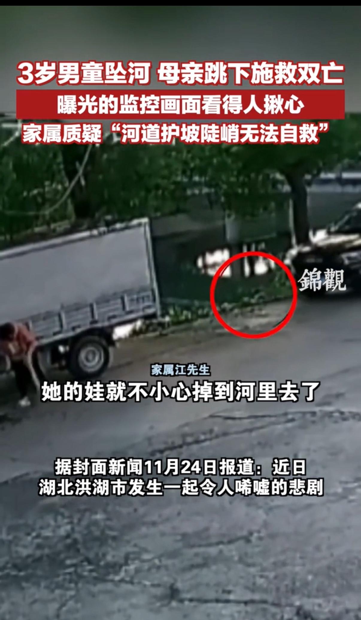 那声绝望的“我的仔”，成了妈妈留给世界最后的声音。湖北洪湖那个普通的下午，3岁的