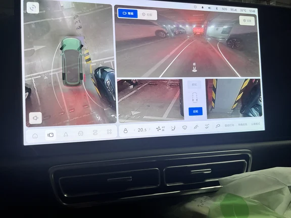 #我的智系车#理想L9L9这个360全景影像！窄车位停车安全感直接拉满✨轮毂视角、前轮后轮单独画面可