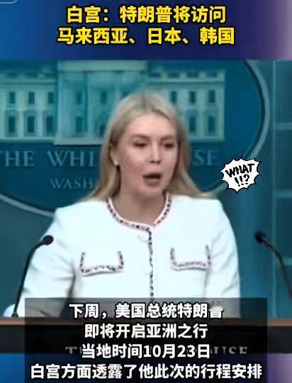 美美国最高规格见中国。当地时间10月23日白宫把特朗普的亚洲访问计划放出来了
