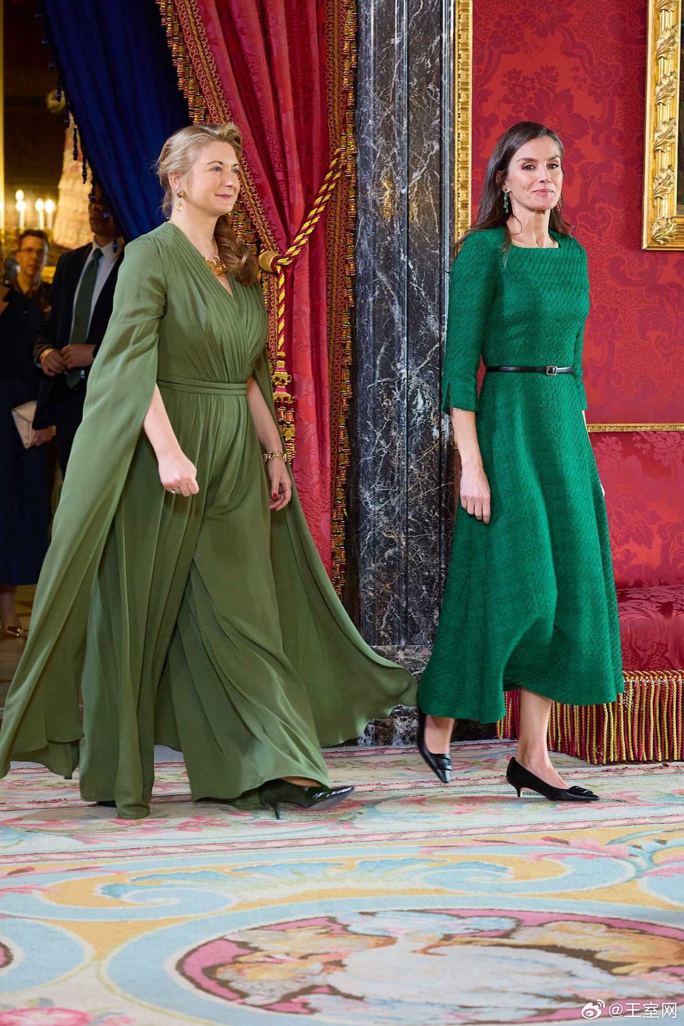 西班牙王室卢森堡王室🇪🇸🇱🇺3月5日，费利佩国王和莱蒂齐亚王后在马德里