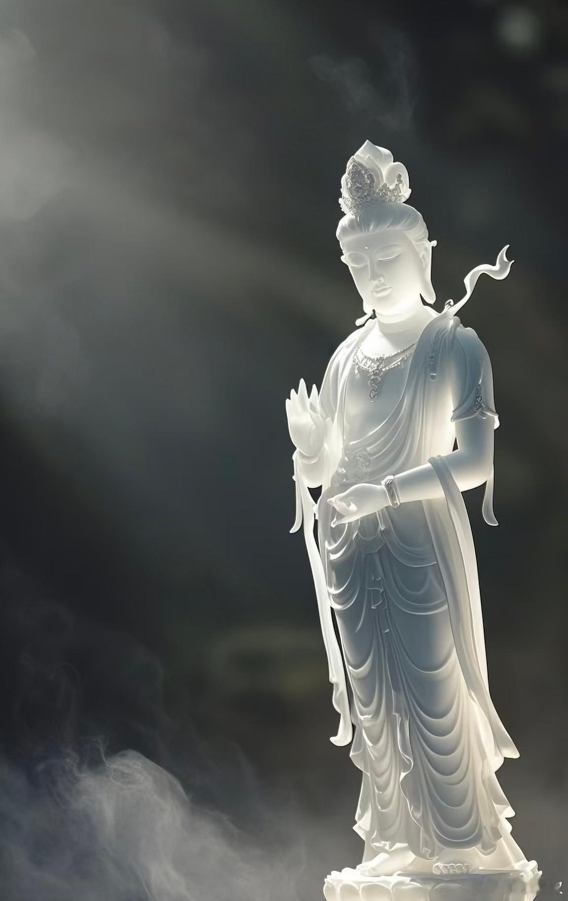见佛祈福：愿前世业障随风散，今生福泽逐日添，守好心田，多做善事，岁岁平安，步步生