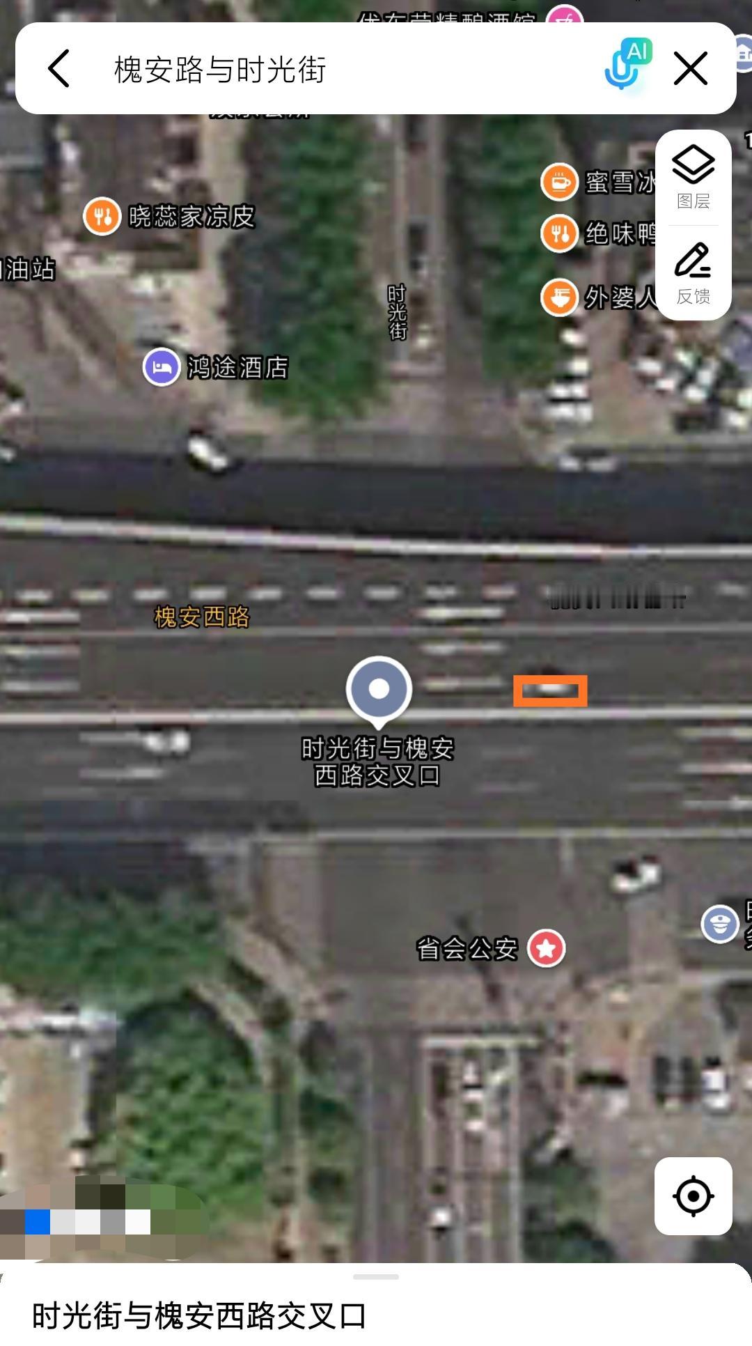 石家庄市槐安路与时光街，被交通技术监控设备记录了『机动车违规使用专用车道』的违法